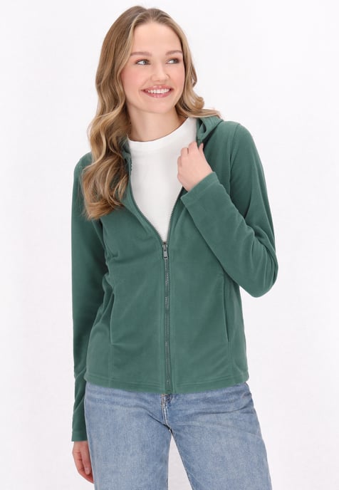 Mymo Fleecejacke Damen College Grün - Image 3