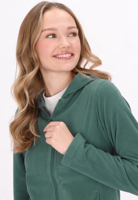 Mymo Fleecejacke Damen College Grün - Image 5