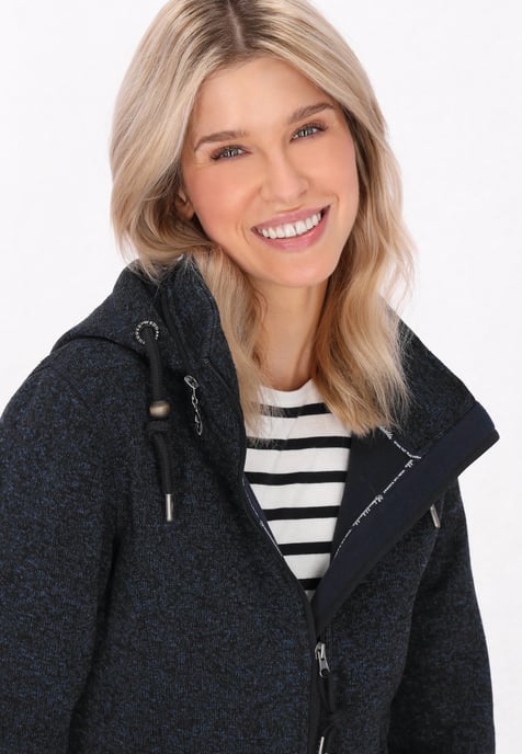 Schmuddelwedda Jacke Frauen marine meliert - Image 5