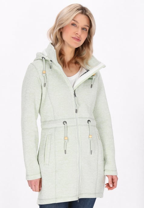 Schmuddelwedda Jacke Frauen Salbeigrün meliert - Image 3