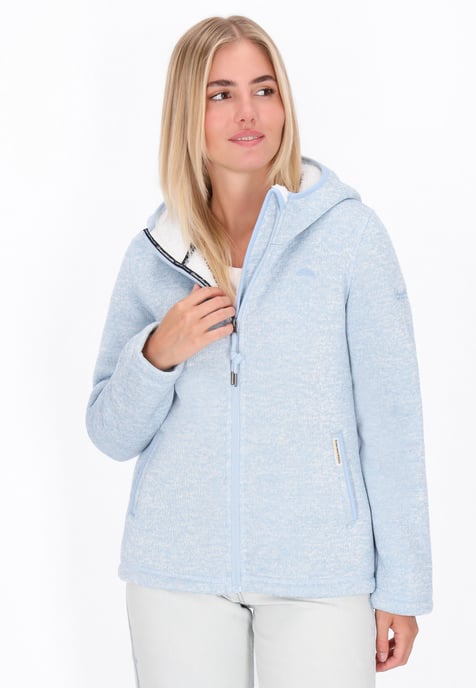 Schmuddelwedda Jacke Frauen hellblau meliert - Image 3