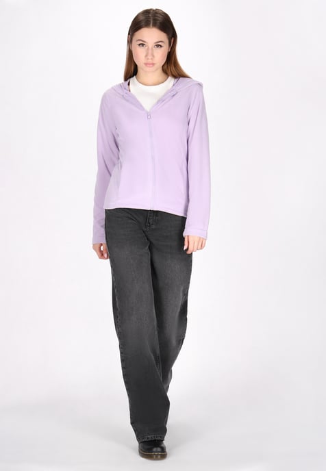 Mymo Fleecejacke Damen Hellviolett - Image 2