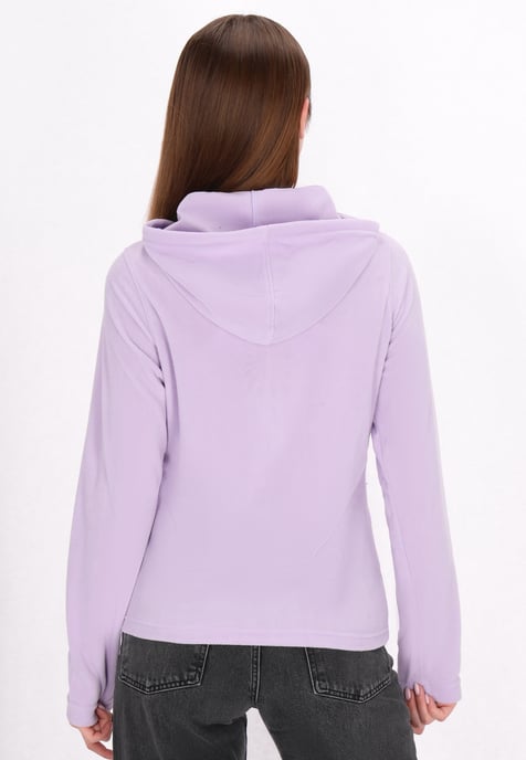 Mymo Fleecejacke Damen Hellviolett - Image 4