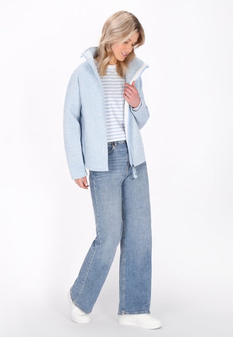 Schmuddelwedda Jacke Frauen hellblau meliert - Image 2