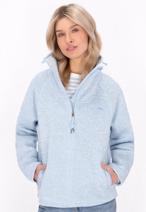 Schmuddelwedda Jacke Frauen hellblau meliert - Image 3