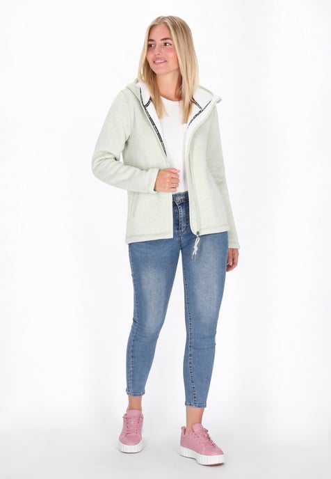Schmuddelwedda Jacke Frauen Salbeigrün meliert - Image 2