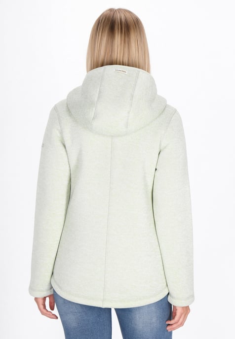 Schmuddelwedda Jacke Frauen Salbeigrün meliert - Image 4