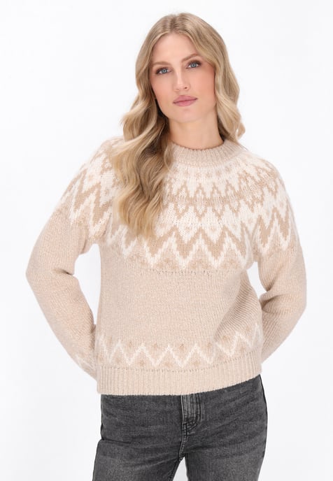 Dreimaster Pullover Frauen beige mehrfarbig - Image 3