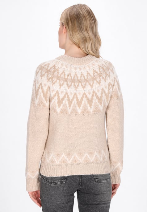 Dreimaster Pullover Frauen beige mehrfarbig - Image 4