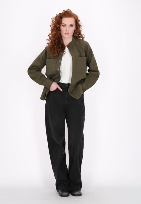 Dreimaster Hemd Frauen Olive - Image 2