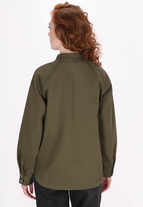 Dreimaster Hemd Frauen Olive - Image 4