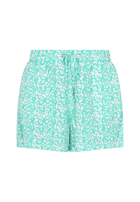 Mymo Shorts Frauen türkis weiß - Image 1