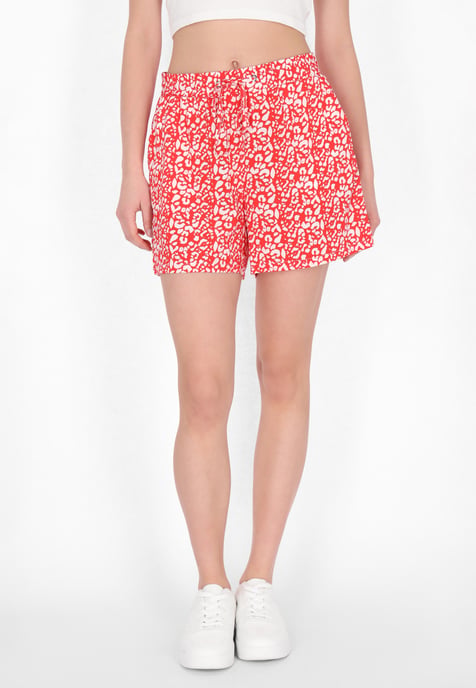 Mymo Shorts Frauen rot weiß - Image 3