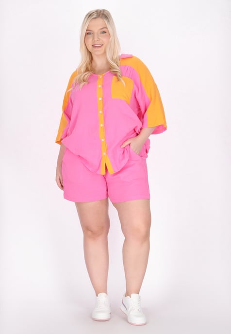 Mymo Shorts Große Größen Frauen rosarot - Image 2