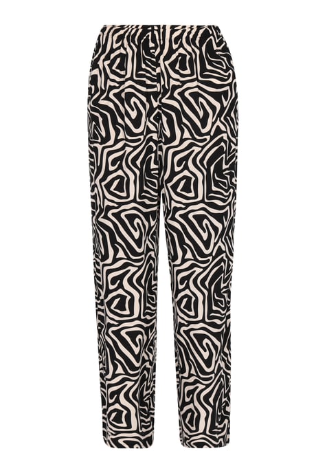 Mymo Hose Frauen schwarz-weiß - Image 1