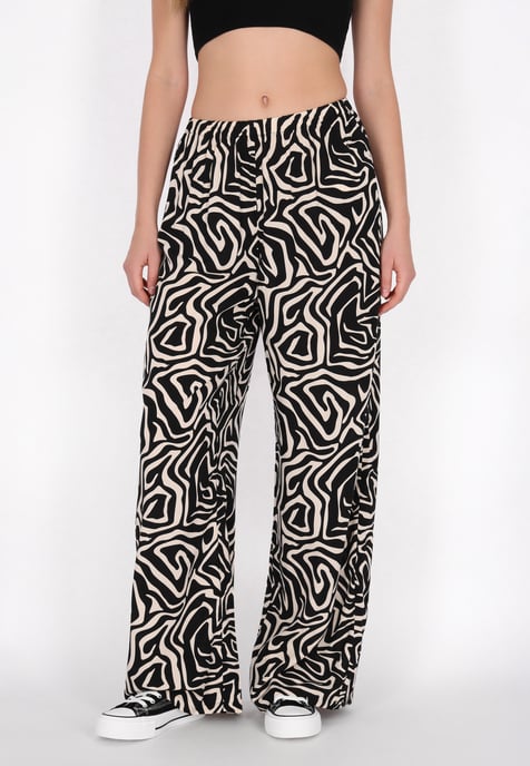 Mymo Hose Frauen schwarz-weiß - Image 3
