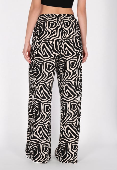Mymo Hose Frauen schwarz-weiß - Image 4