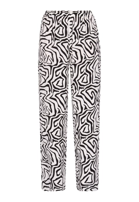 Mymo Hose Frauen weiß-schwarz - Image 1