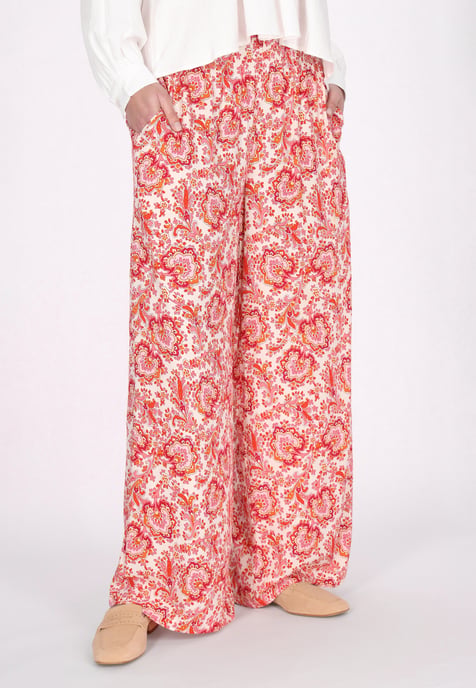 usha Hose Frauen rot mehrfarbig - Image 3