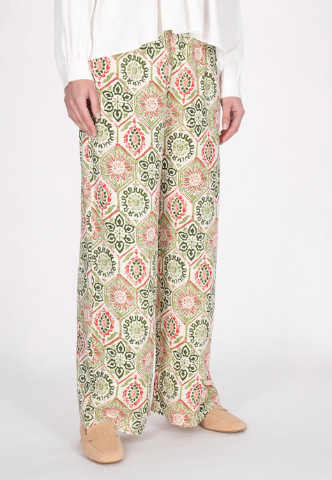 usha Hose Frauen grün mehrfarbig - Image 3
