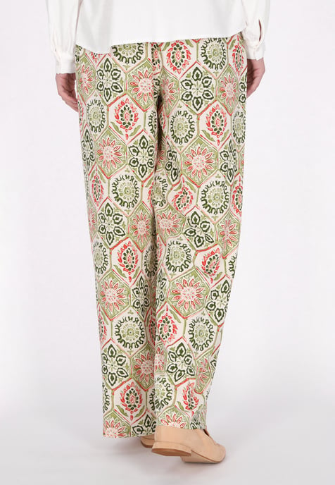 usha Hose Frauen grün mehrfarbig - Image 4