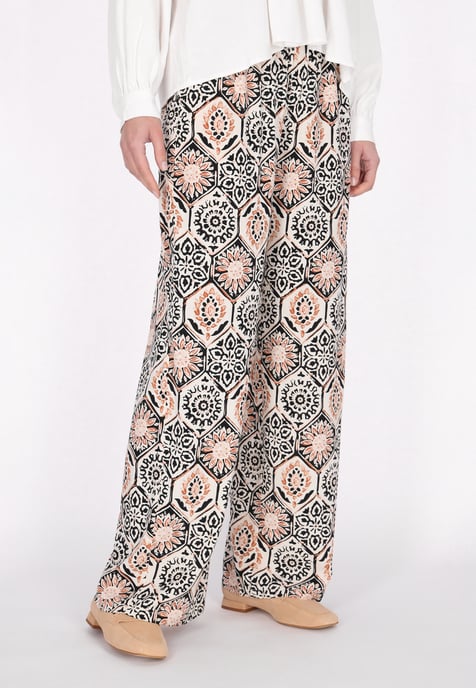 usha Hose Frauen schwarz mehrfarbig - Image 3
