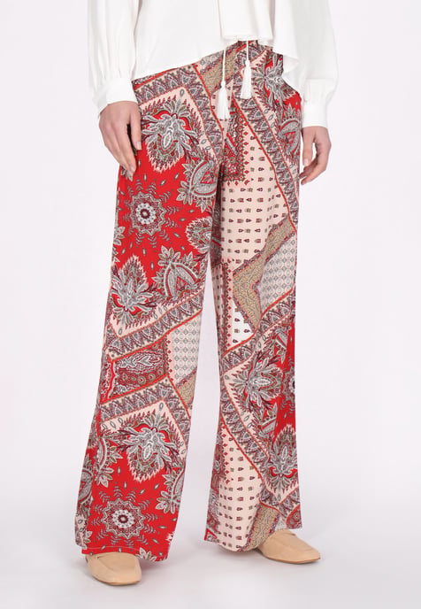 usha Hose Frauen rot mehrfarbig - Image 3