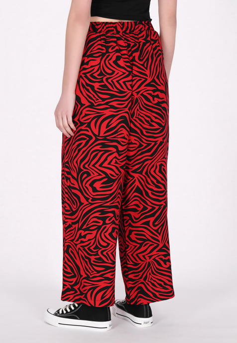 Mymo Hose Frauen schwarz rot - Image 4