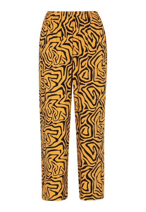 Mymo Hose Frauen senf schwarz - Image 1