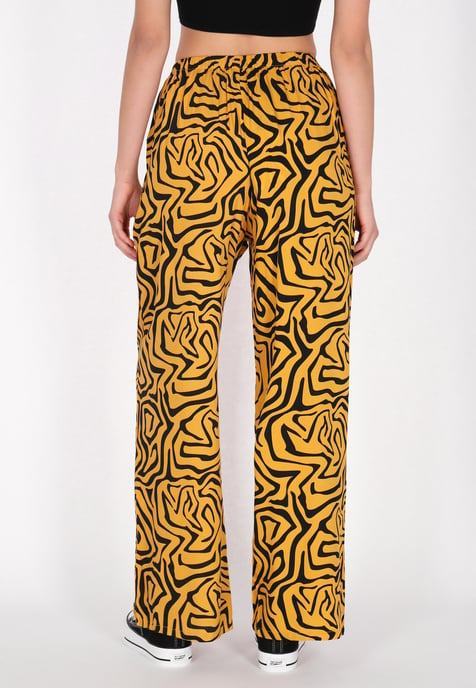 Mymo Hose Frauen senf schwarz - Image 4