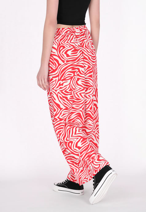 Mymo Hose Frauen weiß rot - Image 4