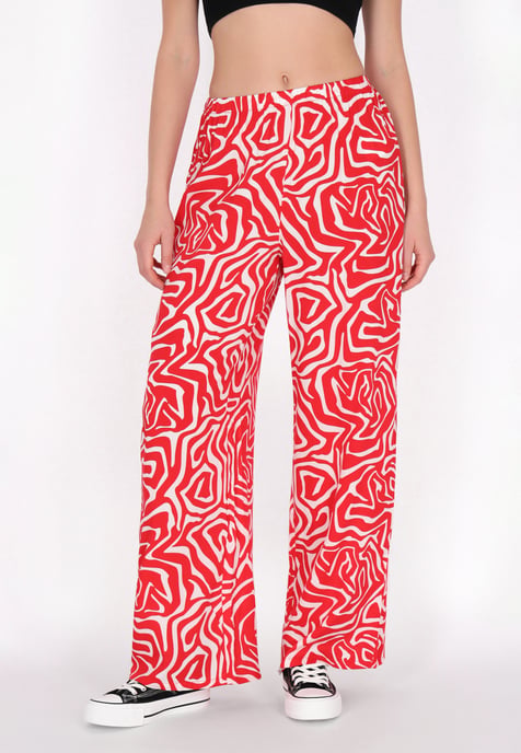 Mymo Hose Frauen rot weiß - Image 3