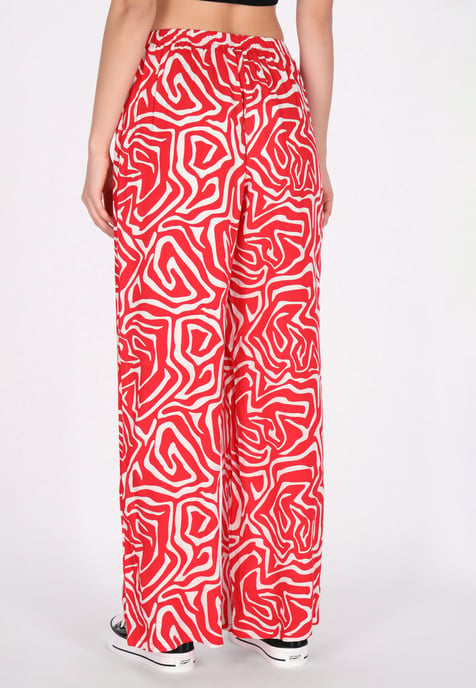 Mymo Hose Frauen rot weiß - Image 4