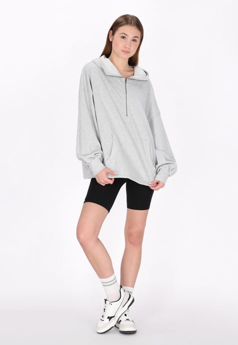 Mymo Sweatshirt Frauen hellgrau - Image 2