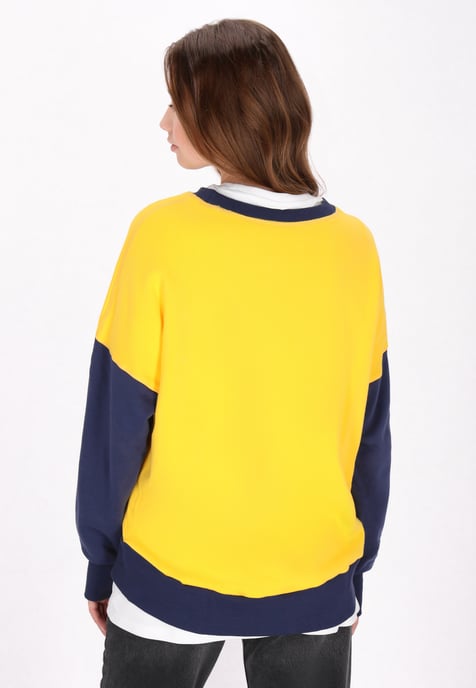 Mymo Sweatshirt Frauen Gelb - Image 4