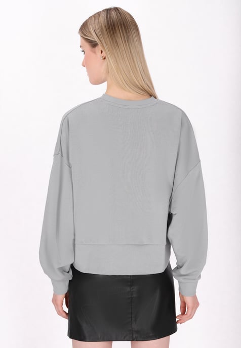 Mymo Sweatshirt Frauen grau - Image 4
