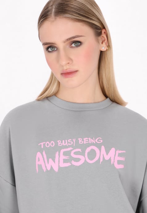 Mymo Sweatshirt Frauen grau - Image 5