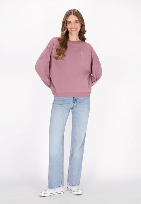 Dreimaster Sweatshirt Frauen Vintage-Rose - Image 2