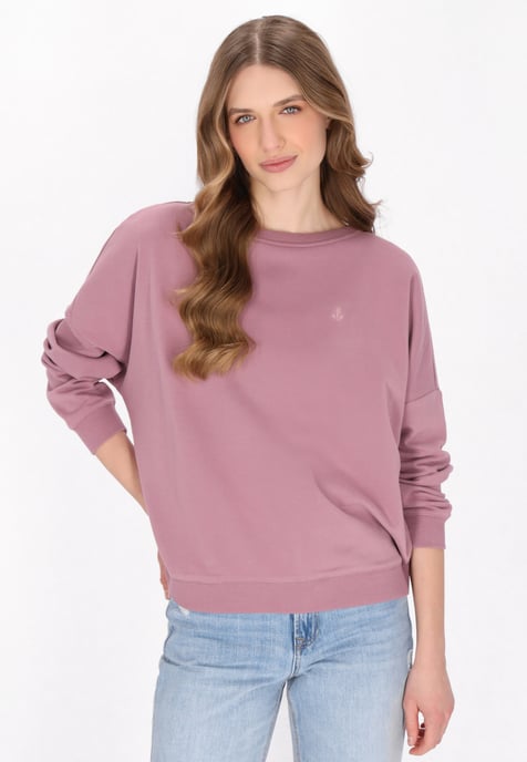 Dreimaster Sweatshirt Frauen Vintage-Rose - Image 3
