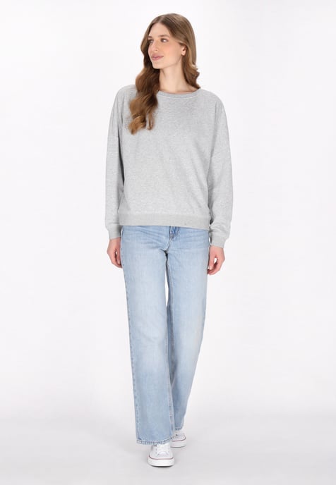 Dreimaster Sweatshirt Frauen Graumelange - Image 2
