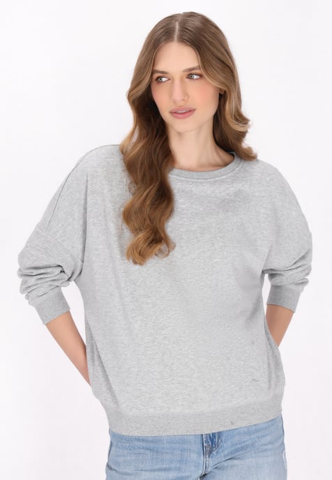 Dreimaster Sweatshirt Frauen Graumelange - Image 3