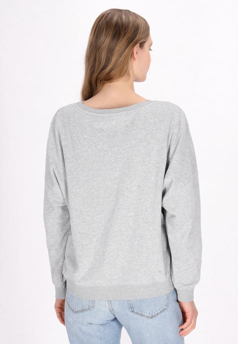 Dreimaster Sweatshirt Frauen Graumelange - Image 4