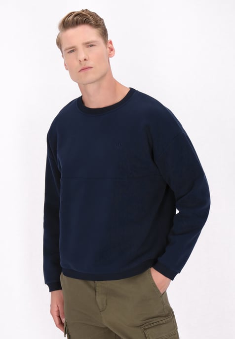 Dreimaster Sweatshirt Männer Marine - Image 3