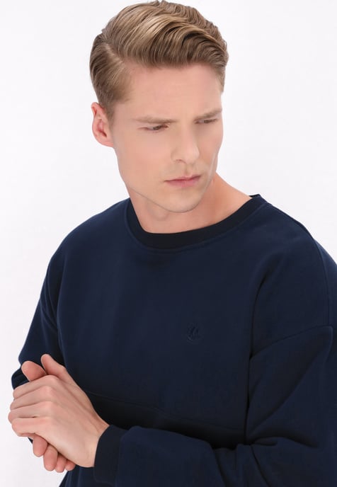 Dreimaster Sweatshirt Männer Marine - Image 5