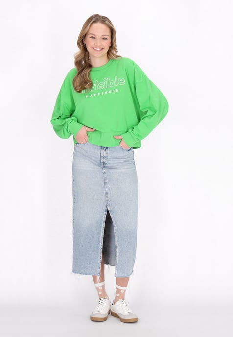Mymo Sweatshirt Frauen Grün - Image 2