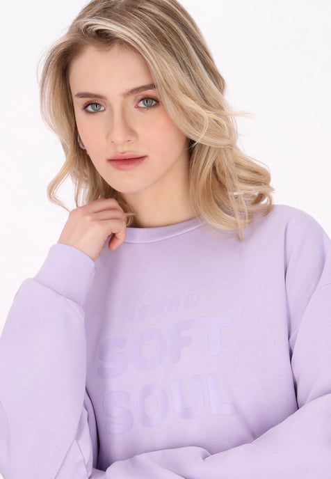 Mymo Sweatshirt Frauen hellviolett - Image 5