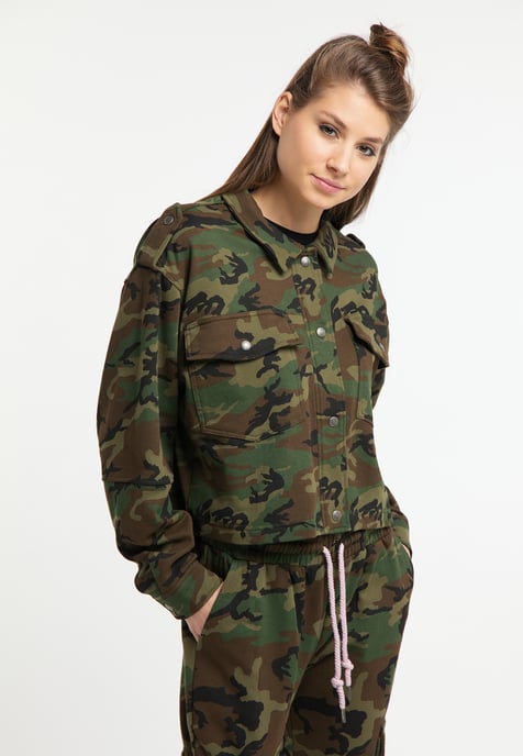 Mymo Sweatjacke Damen Tarnung aop - Image 3