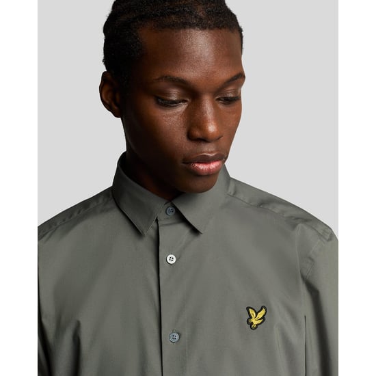 Lyle & Scott - Hemd für Herren, Bambus, Langärmlig (Grau) - Image 4