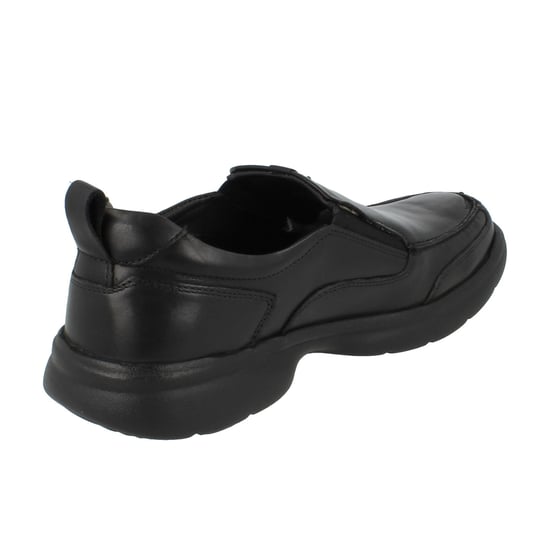 Hush Puppies - "Harold" Flache Schuhe für Herren, Leder, Zum Anschlüpfen (Schwarz) - Image 2