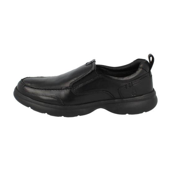 Hush Puppies - "Harold" Flache Schuhe für Herren, Leder, Zum Anschlüpfen (Schwarz) - Image 3